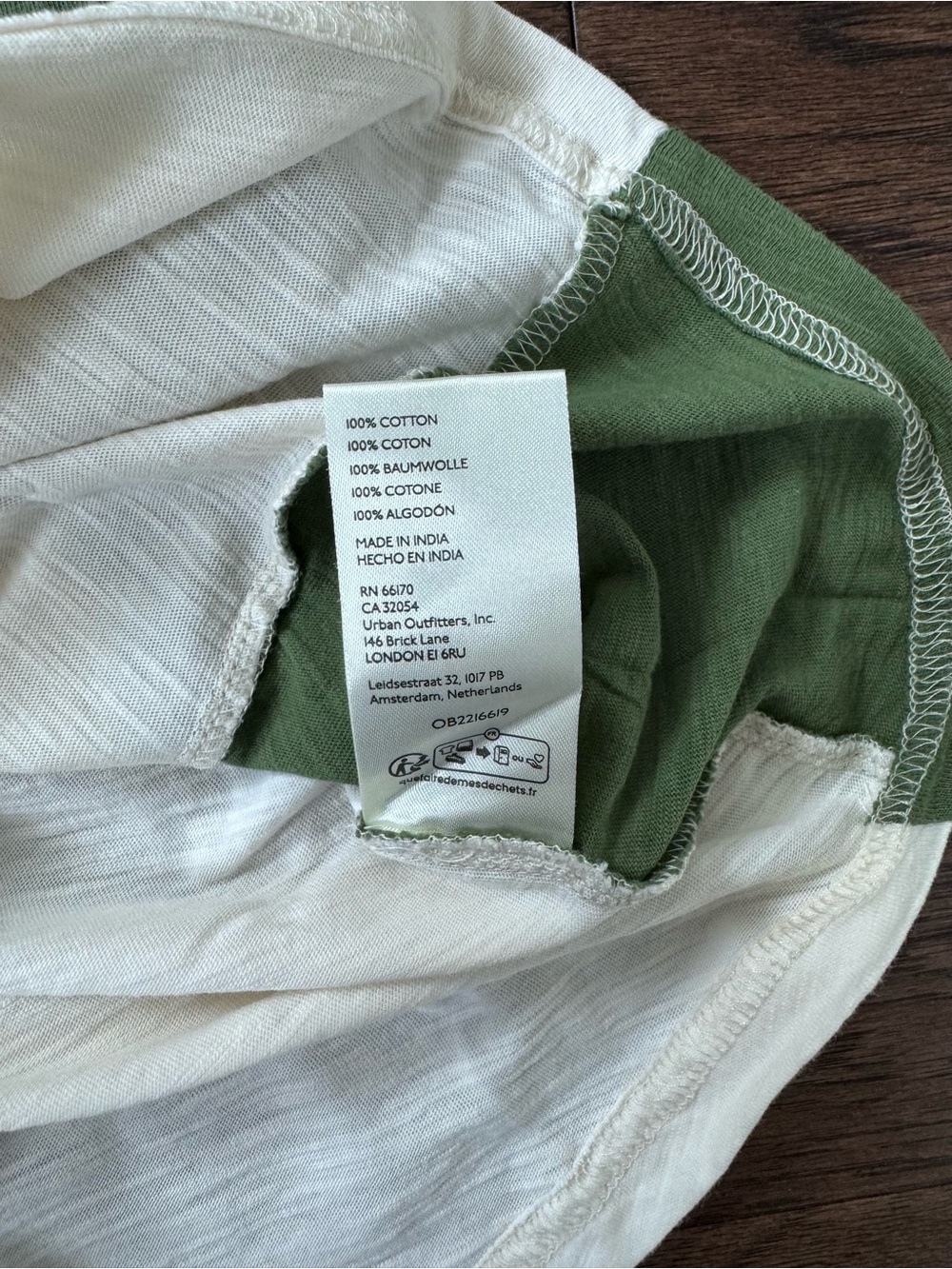 Pilcro by Anthropologie Catching Waves South Pacific Ringer Tee Size XS - Picture 5 of 9